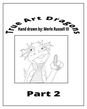 Paperback True Art Dragons Part 2 Book