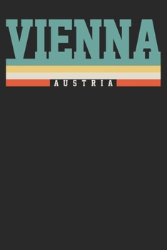 Paperback Notebook: Vienna Austria Dot Grid 6x9 120 Pages Book