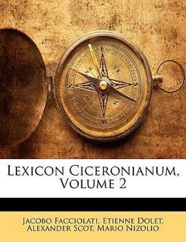 Paperback Lexicon Ciceronianum, Volume 2 [Latin] Book