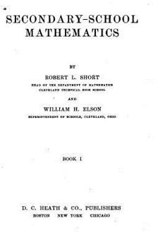 Paperback Secondary-School Mathematics - Book I Book