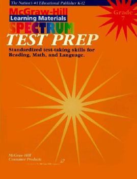 Paperback Test Prep Grade 7 Book
