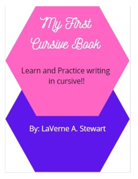Paperback My First Cursive Book: Learn and Practice writing in cursive!! Book