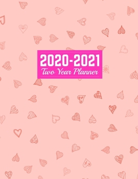 Paperback 2020-2021 Two Year Planner: Handy 24-Months Calendar, 2-Year Appointment Business Planners, Agenda Schedule Organizer Logbook and Journal - Art Co Book