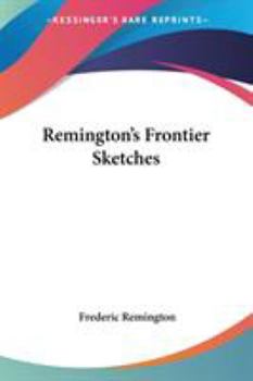 Paperback Remington's Frontier Sketches Book