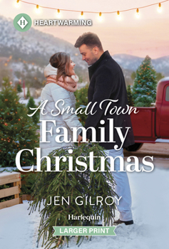 Mass Market Paperback A Small Town Family Christmas: A Clean and Uplifting Romance [Large Print] Book