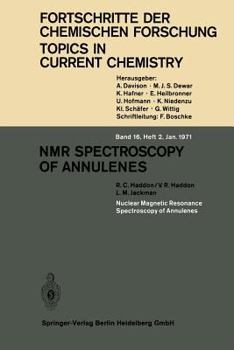 Paperback NMR Spectroscopy of Annulenes Book