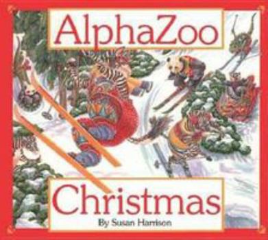 Hardcover Alpha Zoo Christmas Book