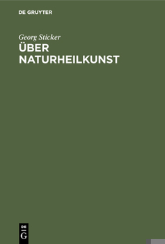 Hardcover Über Naturheilkunst [German] Book