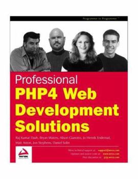 Paperback Professional PHP4 Web Development Solutions Book