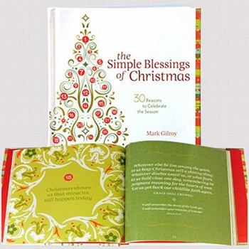 Hardcover Simple Blessings Of Christmas w/DVD Book