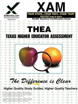 Paperback THEA Texas Higher Educator Assessment (XAM TEXES) Book