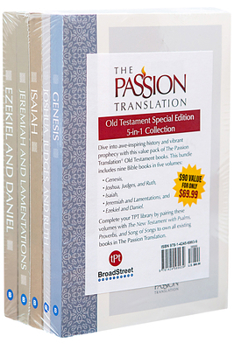Paperback The Passion Translation Old Testament Special Edition: 5-In-1 Collection Book