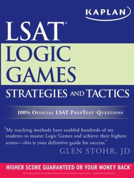 Paperback Kaplan LSAT Logic Games Strategies and Tactics Book