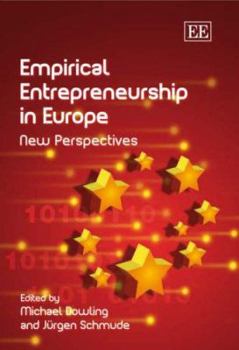 Hardcover Empirical Entrepreneurship in Europe: New Perspectives Book