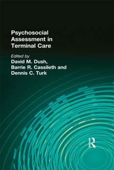 Hardcover Psychosocial Assessment in Terminal Care Book