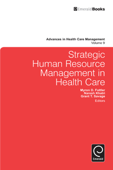 Hardcover Strategic Human Resource Management in Health Care Book