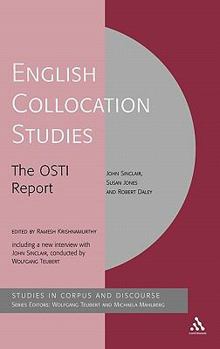 Hardcover English Collocation Studies: The Osti Report Book