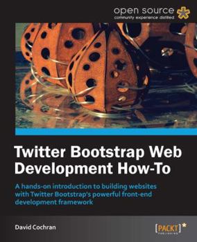 Paperback Twitter Bootstrap Web Development Book