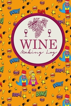 Paperback Wine Making Log Book