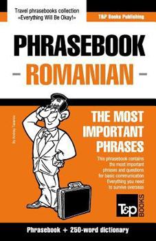 Paperback English-Romanian phrasebook and 250-word mini dictionary Book