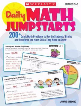 Paperback Daily Math Jumpstarts, Grades 3-5 Book