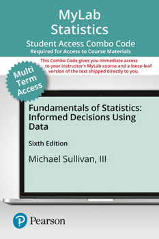 Misc. Mylab Statistics with Pearson Etext -- Combo Access Card -- For Fundamentals of Statistics -- 24 Months Book