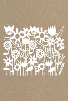 Weekly Planner: A Week to View Diary and Organiser - Monday Start with Papercut Flower Meadow Cover Art