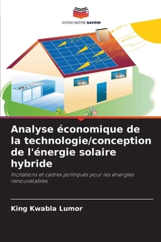 Paperback Analyse économique de la technologie/conception de l'énergie solaire hybride [French] Book