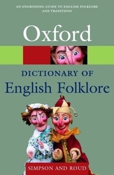 Paperback A Dictionary of English Folklore Book