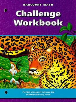 Paperback Harcourt Math Challenge Workbook, Grade 6 Book