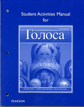 Paperback Student Activities Manual for Golosa: A Basic Course in Russian, Book Two Book
