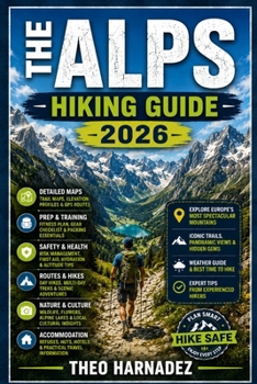 Paperback The Alps Hiking Guide Book