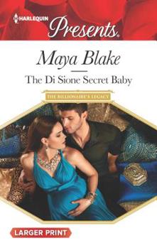 Mass Market Paperback The Di Sione Secret Baby [Large Print] Book