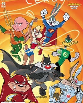 Notebook: Looney Tunes Cartoon Soft Glossy Cover College Ruled Lined Pages Book 7.5 x 9.25 Inches 110 Pages
