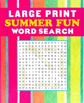 Large Print Summertime Word Search Volume 2 (2) (Large Print Puzzle Books)