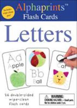 Board book Alphaprints: Wipe Clean Flash Cards Letters Book