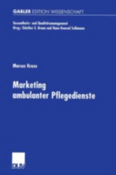 Paperback Marketing Ambulanter Pflegedienste [German] Book