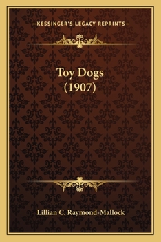 Paperback Toy Dogs (1907) Book