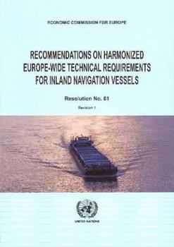 Paperback Recommendations on Harmonized Europe-Wide Technical Requirements for Inland Navigation Vessels Book