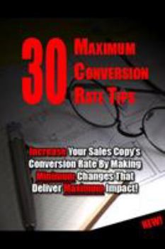 Paperback 30 Maximum Conversion Rate Tips Book