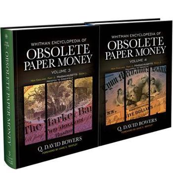 Hardcover Whitman Encyclopedia Obsolete Paper Money: New England, Part 2: Massachusetts, Book 1 Abington to Greenfield / New England, Part 2: Massachusetts, Book 2 Hallowell to Yarmouth Book