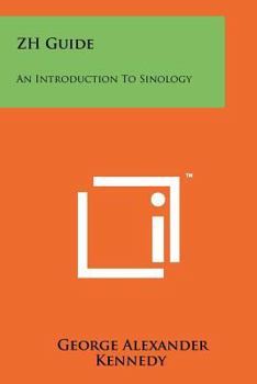Paperback ZH Guide: An Introduction To Sinology Book