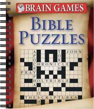 Spiral-bound Brain Games - Bible Puzzles (Includes a Variety of Puzzle Types) Book