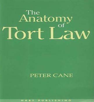 Paperback The Anatomy of Tort Law Book
