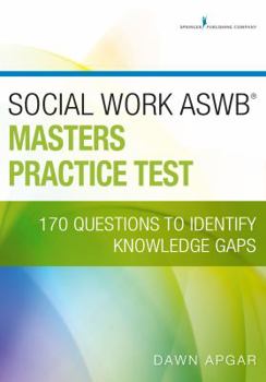 Paperback Social Work ASWB Masters Practice Test: 170 Questions to Identify Knowledge Gaps Book