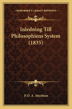 Inledning Till Philosophiens System...