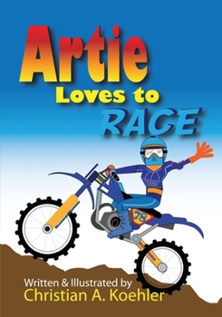 Paperback Artie Loves to Race Book