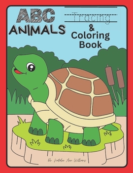 Paperback ABC Animals: Tracing & Coloring Book