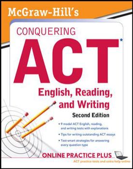 Paperback McGraw-Hill's Conquering ACT English, Reading, and Writing Book
