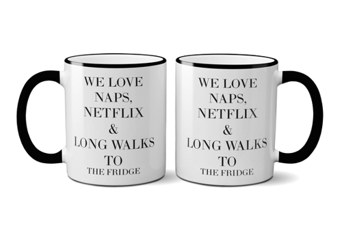 Kitchen We Love Naps Netflix & Long Wa Book